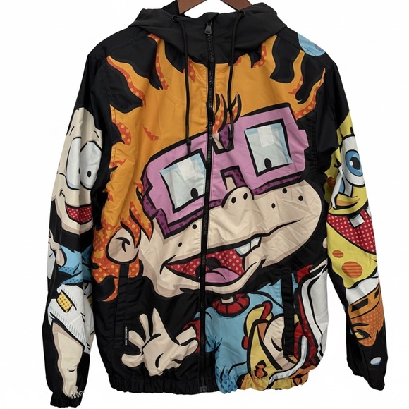 Members Only Other - Members Only x Nickelodeon Medium Windbreaker Rocko Ren Stimpy Rugrats Spongebob